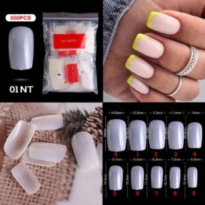 bombastic-nail-art-500pcs-10-sizes-false-nails-press-on-nails-01nt-natural-medium-square