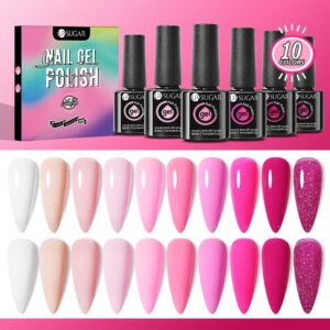 ur-sugar-uv-led-gel-nail-polish-pink-series-10pcs-set-kit