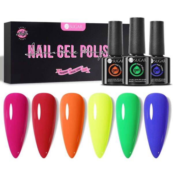 UR-Sugar-Gel-Nail-Polish-of-6pcs - Neon-Collection